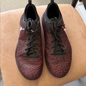 Black and Red Athletic Shoes Jordan